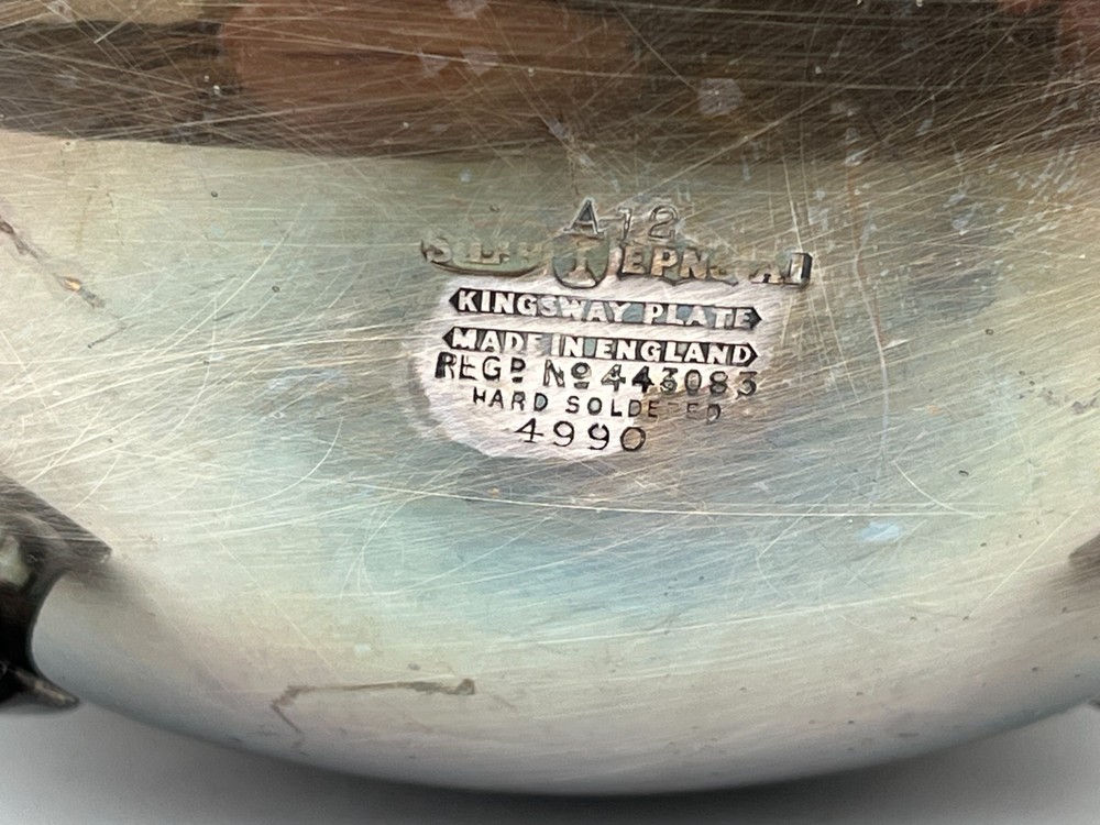 Antique Silver Plated Tea Pot.