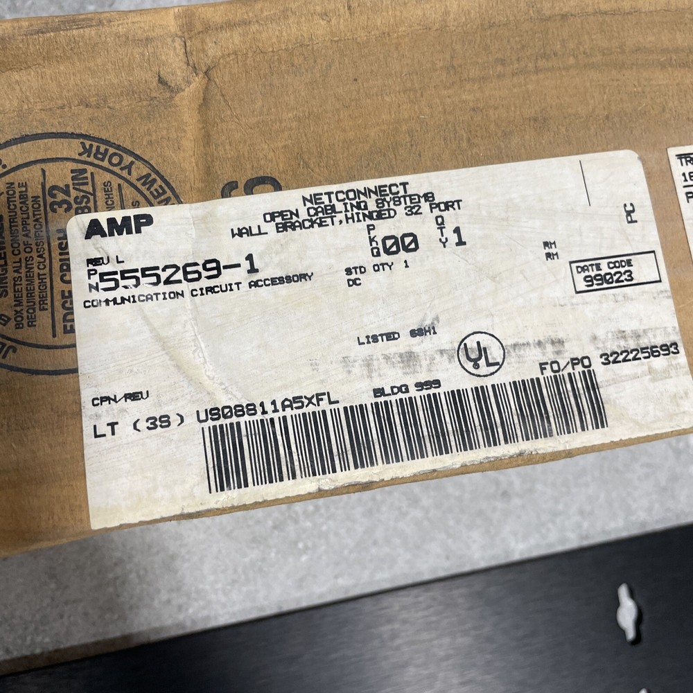 AMP 555269-1 Patch Panel Bracket 2U 19" **Free Shipping**