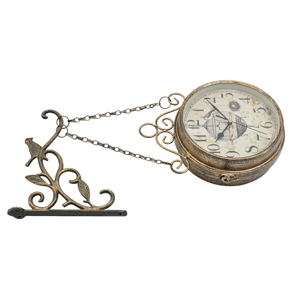 Double-sided Wall Clock, Wall Clock Decoration, Vintage Wall Clock Indoor Use