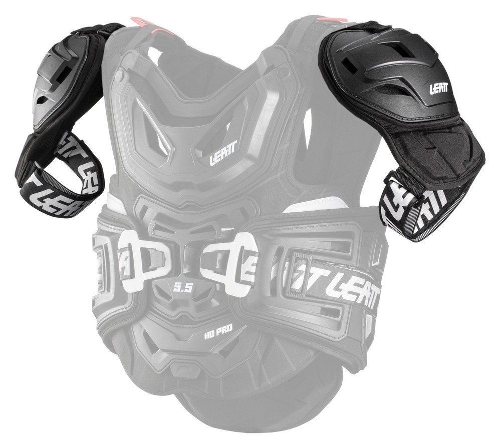 Leatt 5.5 Pro Chest Protector Shoulder Guards Black