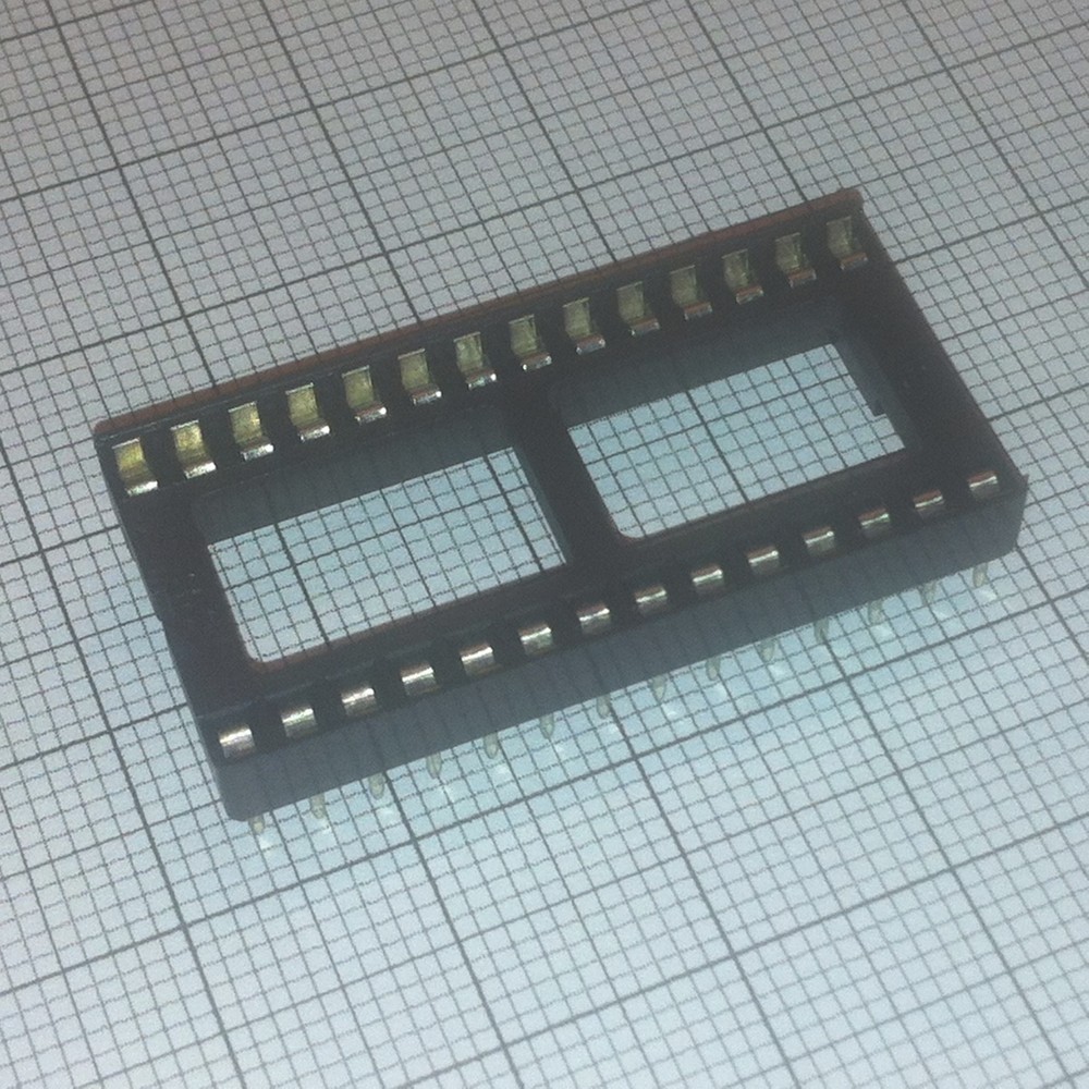 INTEGRATED CIRCUIT SOCKETS DIP28  (10 PCS)