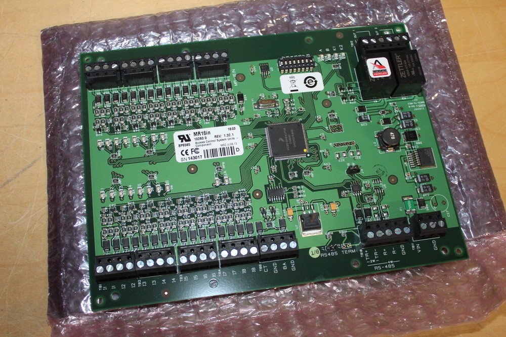 Mercury MR16IN Input Module PCB Access Control (Lenel, Avigilon, RS2) 16CH Input