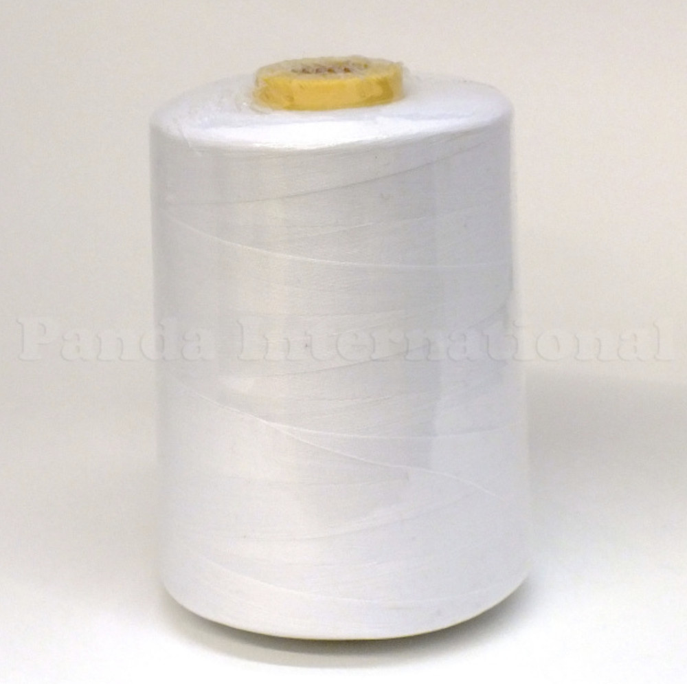 All Purpose Polyester Sewing Thread, 10,000 yards, Tex 27, White
