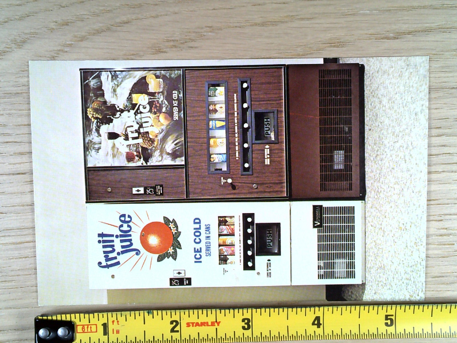 Vintage Royal Juice Dist. Vending Machine Advertising Postcard - Anaheim CA