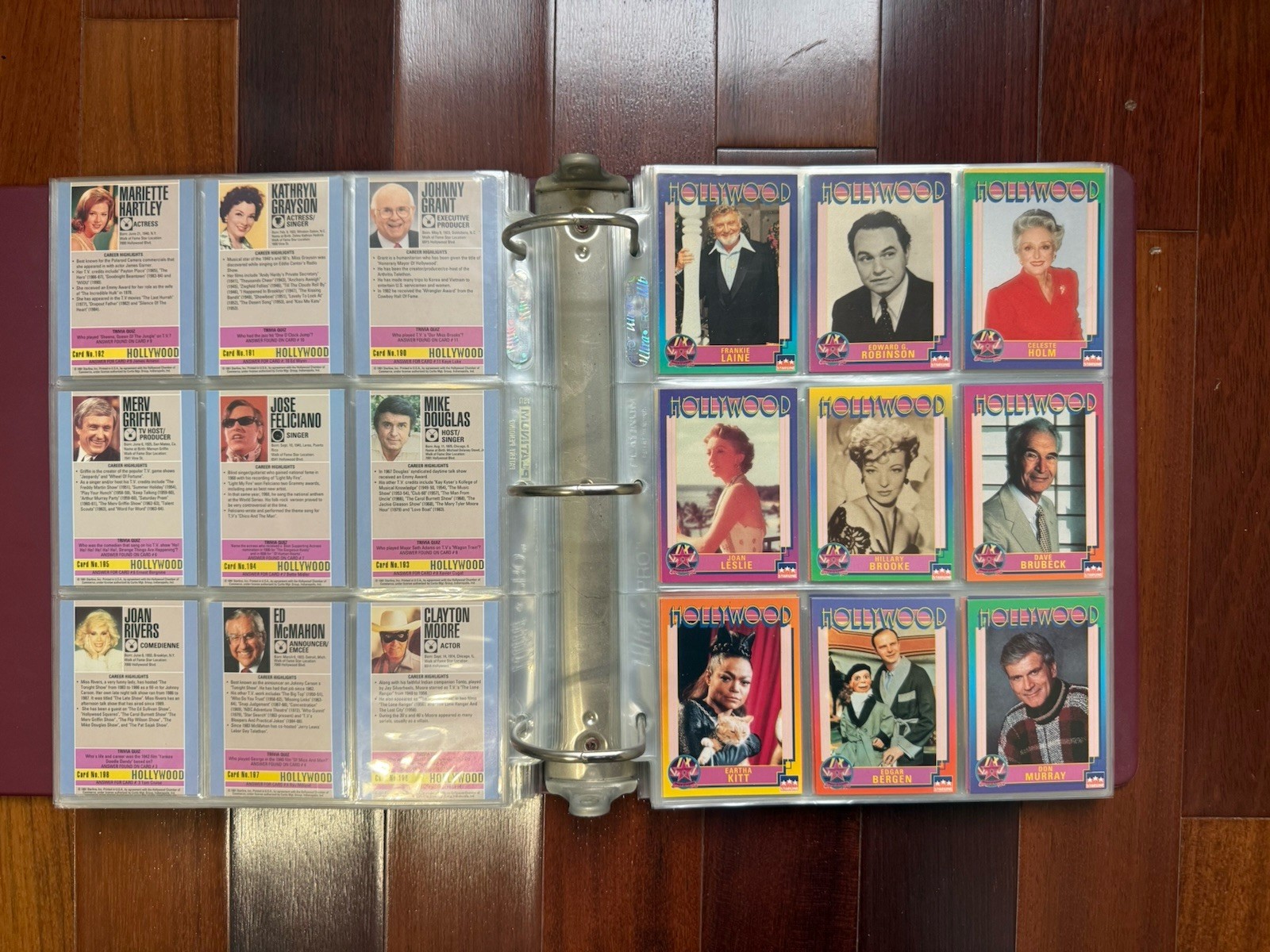 1991 Hollywood Starline 200+ Cards & Binder