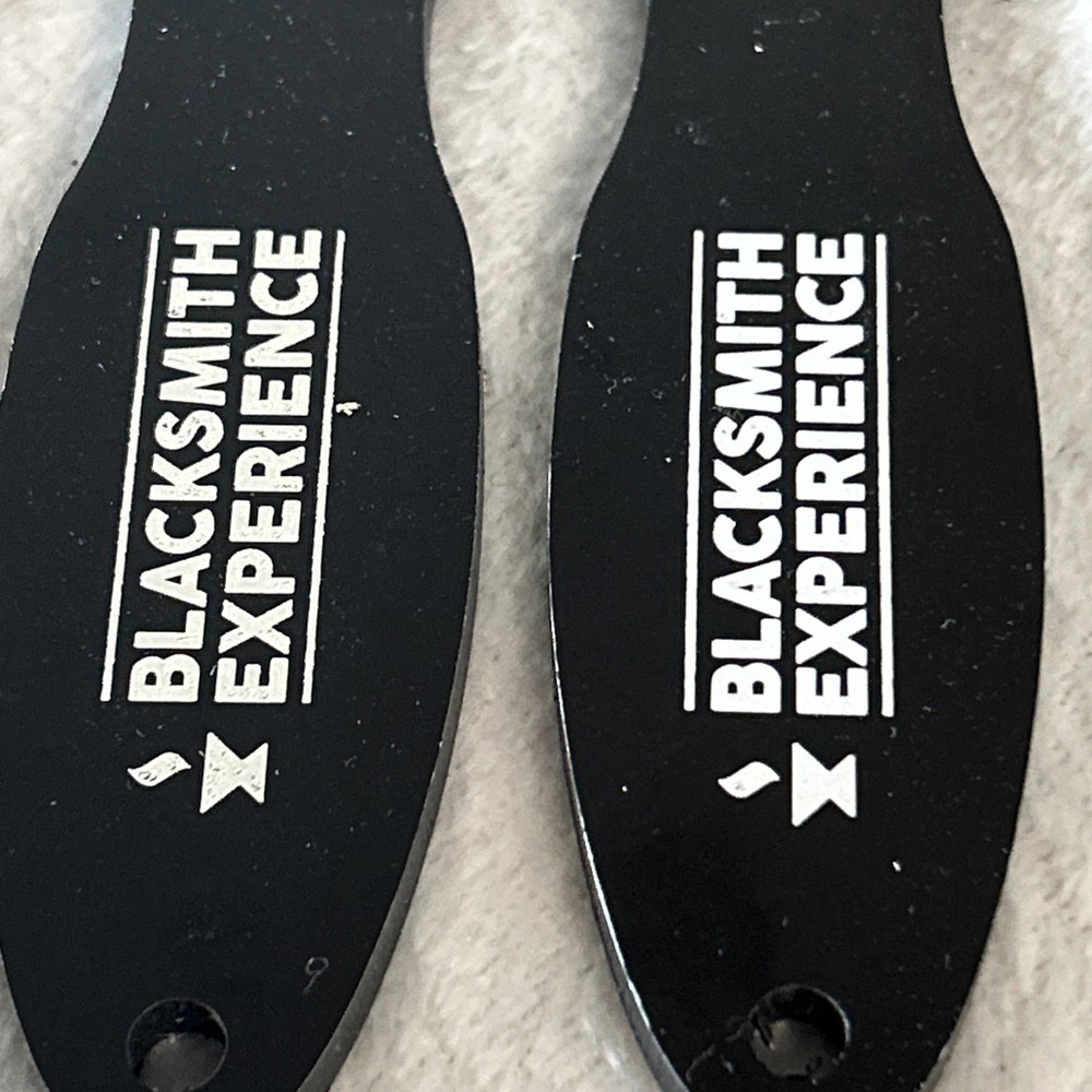 Blacksmith Experience Double Sided Leather Strop Paddle Knife Sharpener LOT 7
