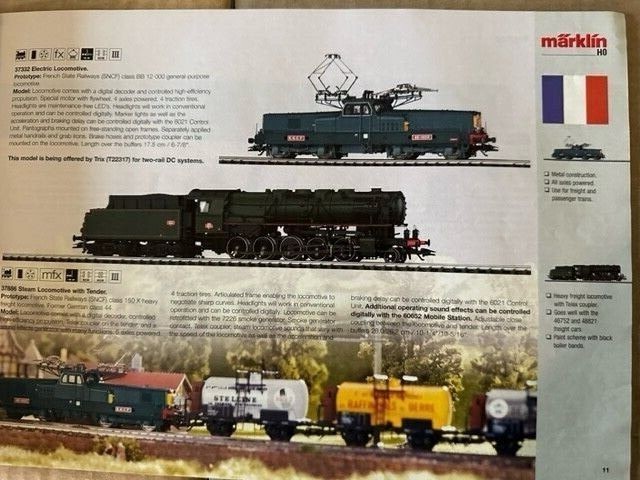 Marklin 2004 Export Models Catalog - English text - 32 pages