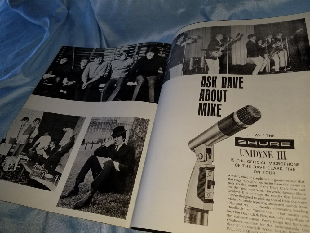 The Dave Clark Five Original US Concert Book Program 1966