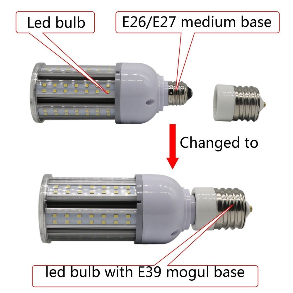 Mogul (E39) to E26 Medium Socket Adapter Converter For antique floor lamp