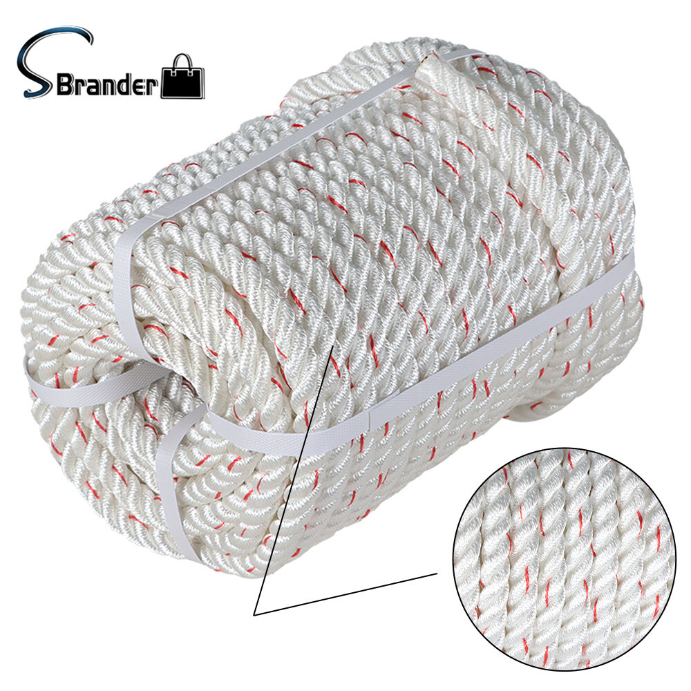 150FT Braid Polyester Rope Rigging Rope 5/8" 8600 lbs Breaking Strength