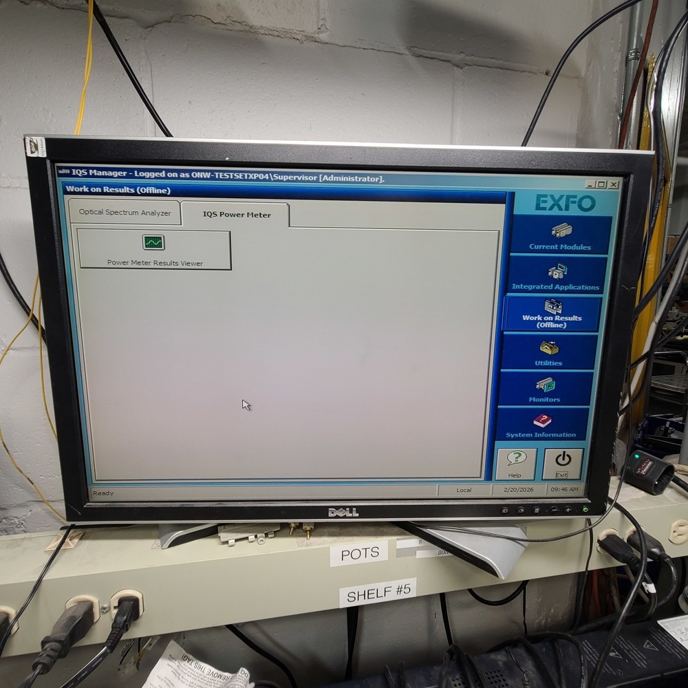 EXFO IQS-610P HS Integrated Qualification System with 4 modules