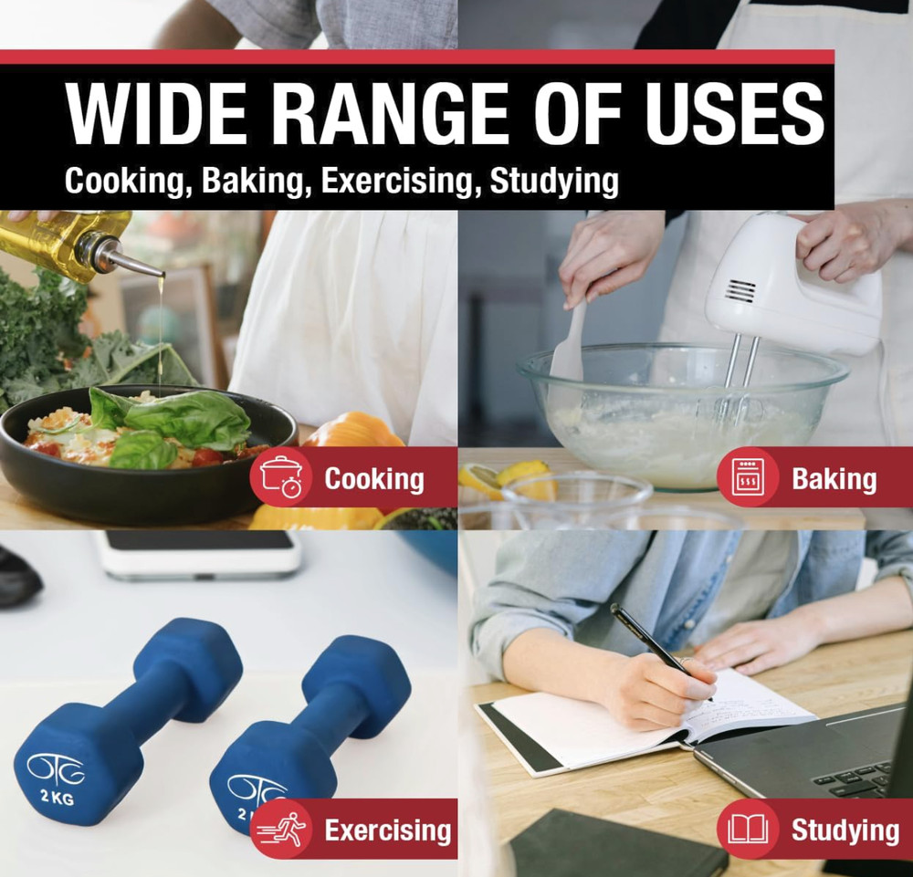 CDN Extra Big Digit Brown Digital Timer