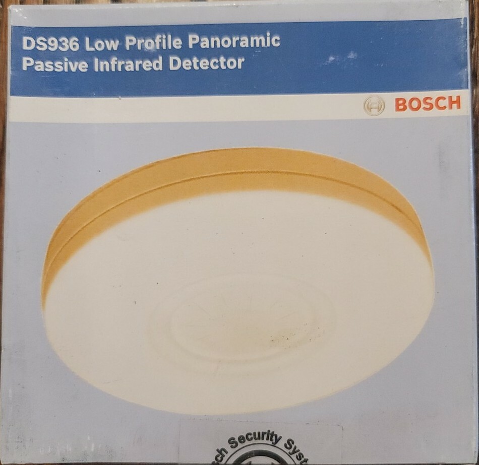Bosch Security Low profile panoramic Motion Sensor ceiling mount DS936