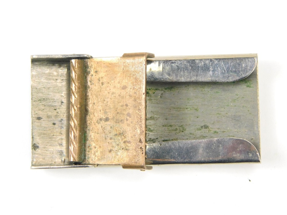 US WW2 Navy USN USS Theater Belt Buckle