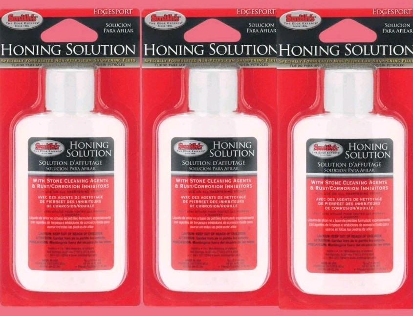 3 Bottles Smith's Sharpener Honing Solution 4oz