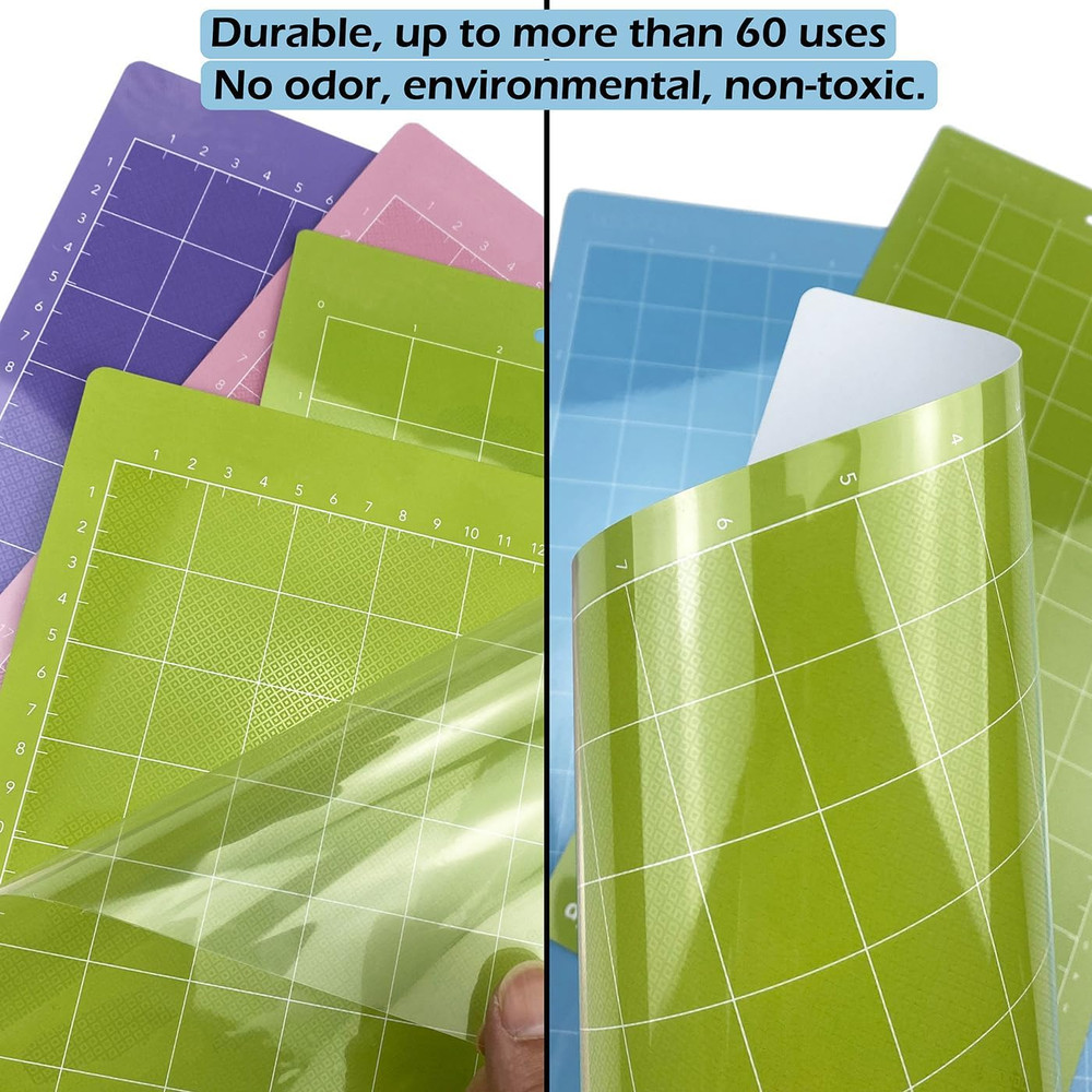 Strong Grip Cutting Mat 12x12 inch 3 Pack
