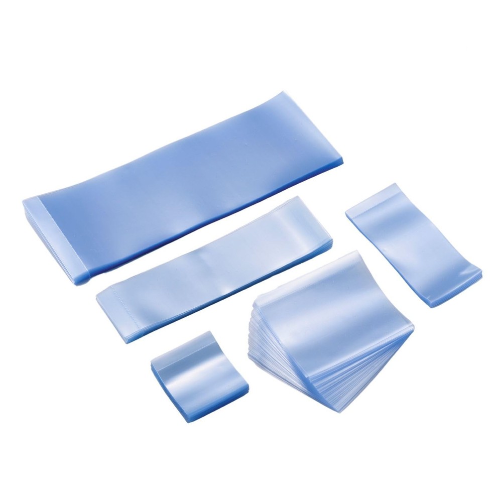 Weiwei - 500 PCS 95 x 28 mm Clear Perforated Shrink Bands