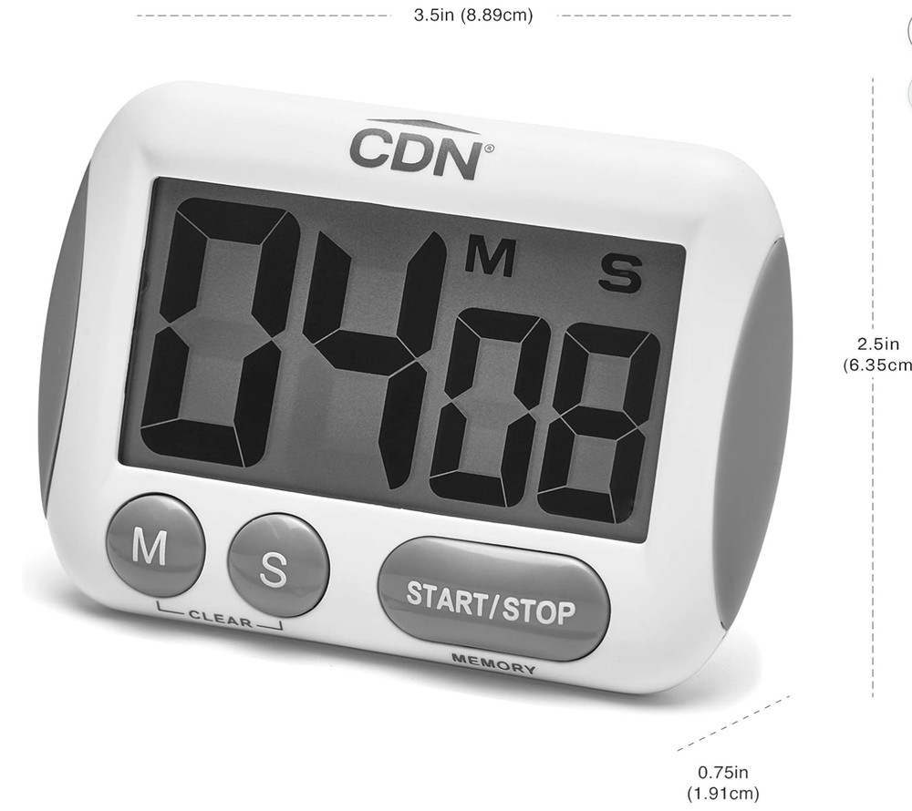 CDN Extra Big Digit Brown Digital Timer