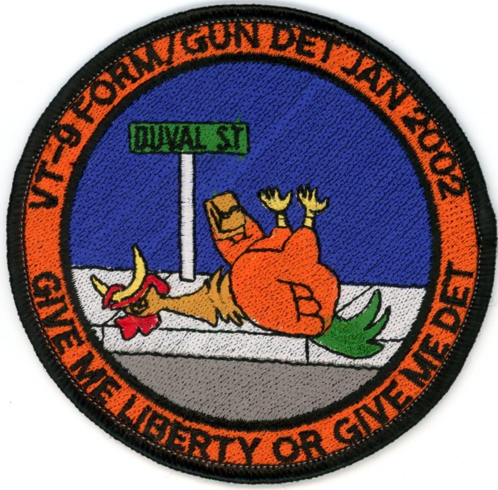 US Navy Patch: Training Squadron NINE VT-9 DET  JAN 2002