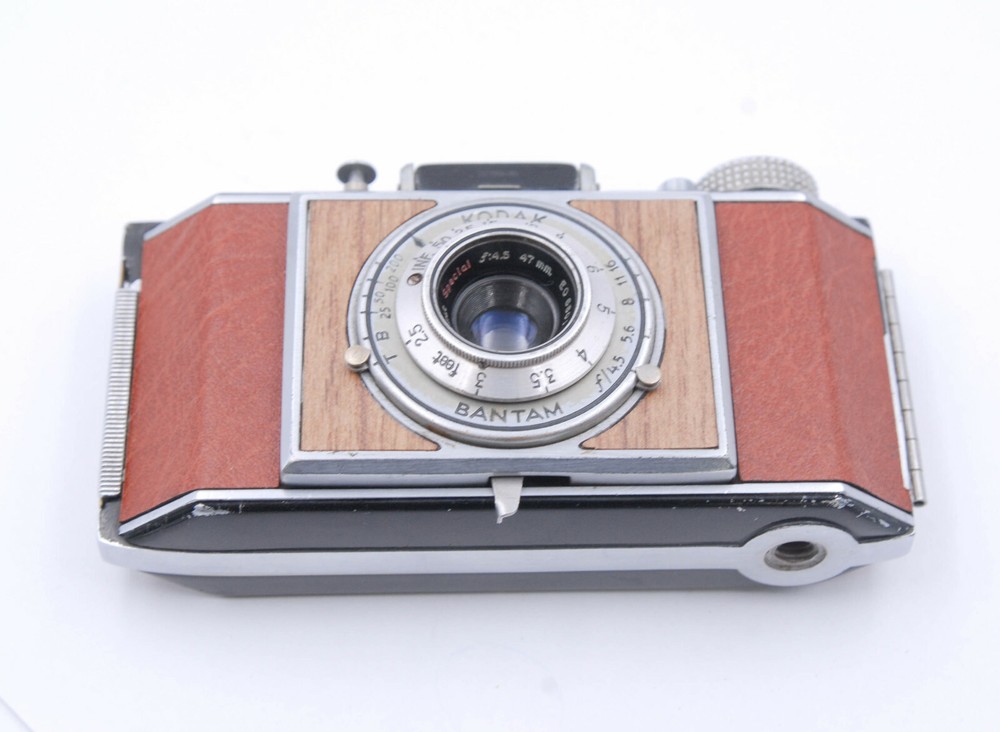 Kodak Bantam Replacement Cover - Laser Cut Recycled Leather