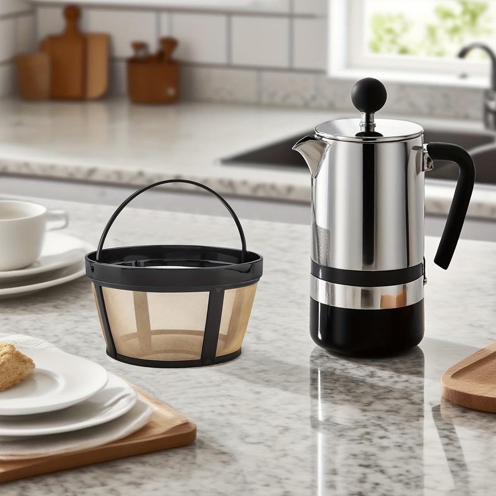 Reusable 8-12 Cup Basket Coffee Filter for Mr Coffee Machine and Makers