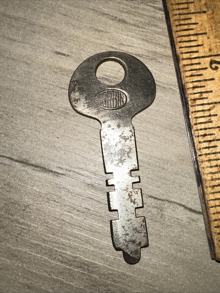 Antique Corbin Skeleton Key #ABT4 Flat Key