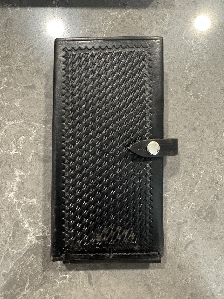 Triple K Leather Basketweave Double Citation Book