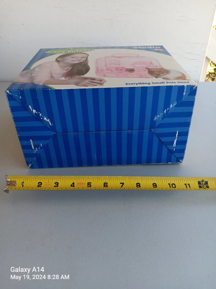 Biddie Buddies Studio Hamster Gerbil Mouse Cage Traveling Case