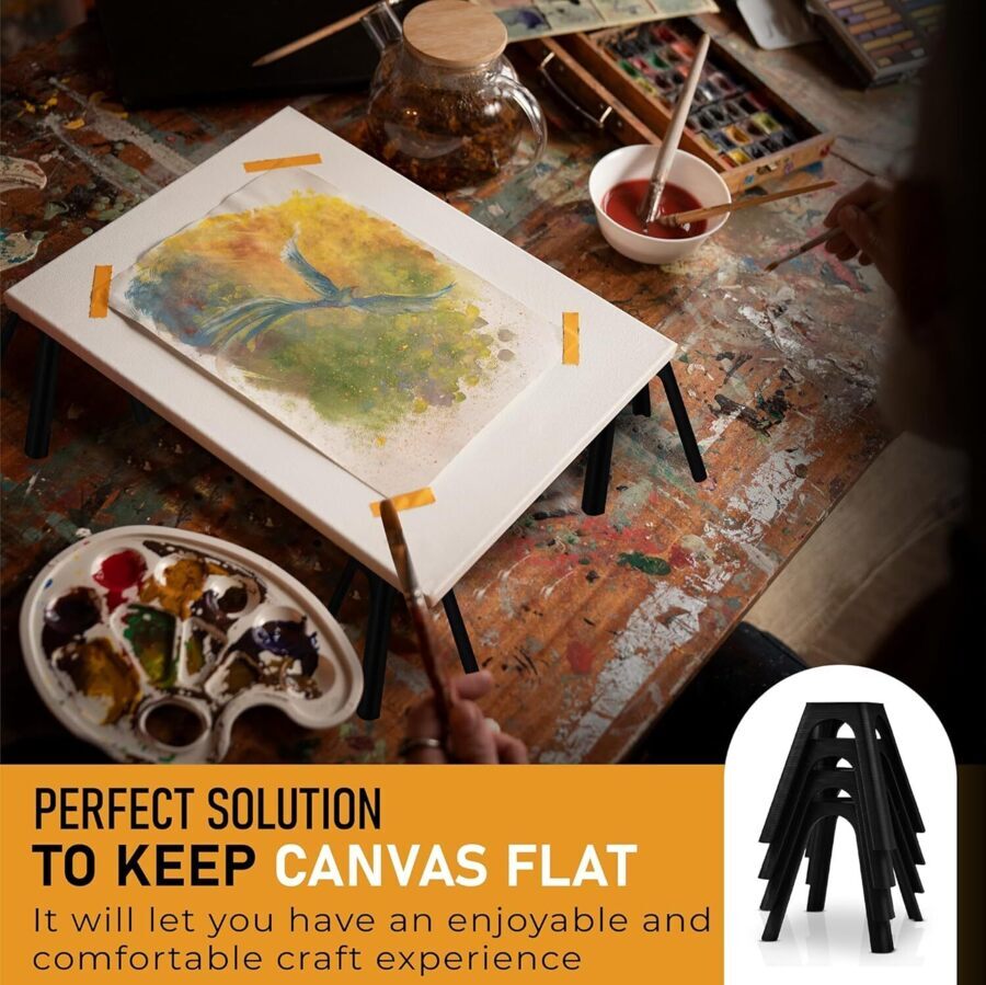 (4-Pack) Canvas Stand Riser For Acrylic Paint Pouring Replace Painting Cups