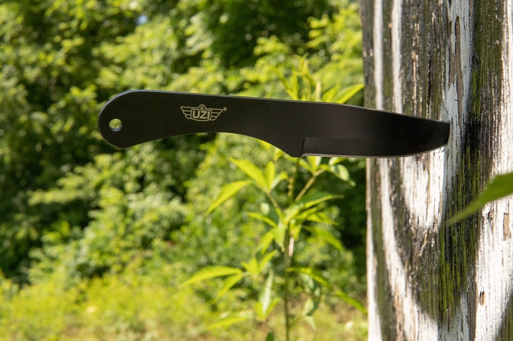 UZI 3-pack Throwing Knives w/ Leather Pouch