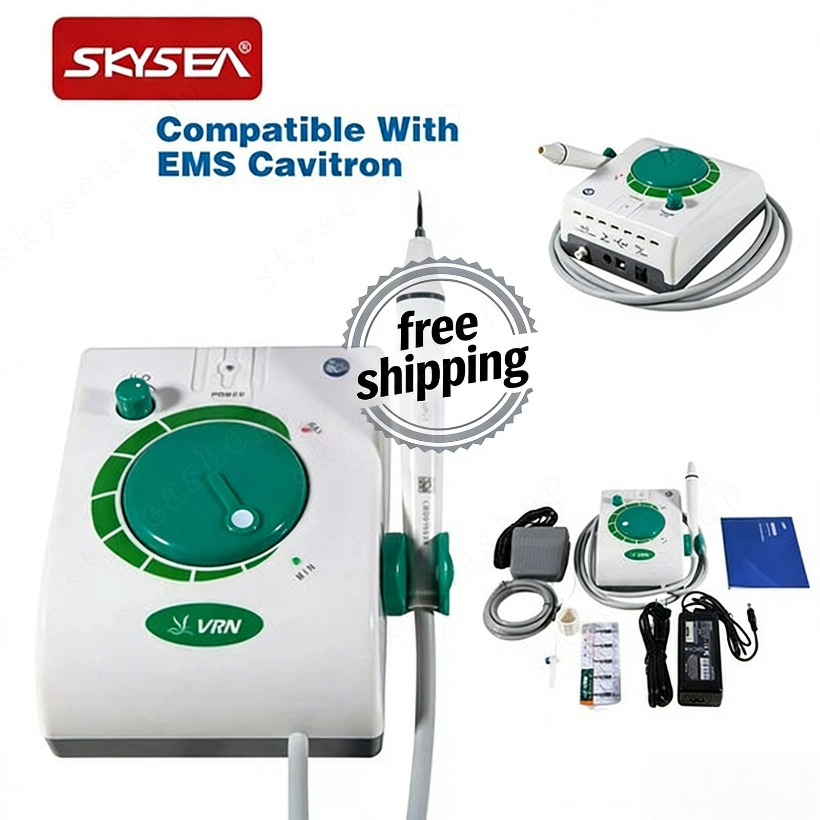 Dental Ultrasonic Piezo Scaler Handpiece For Woodpecker EMS Cavitron VRN-08B