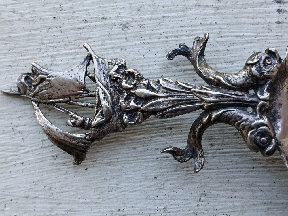 Antique .833 Silver Dutch Tea Caddy Spoon