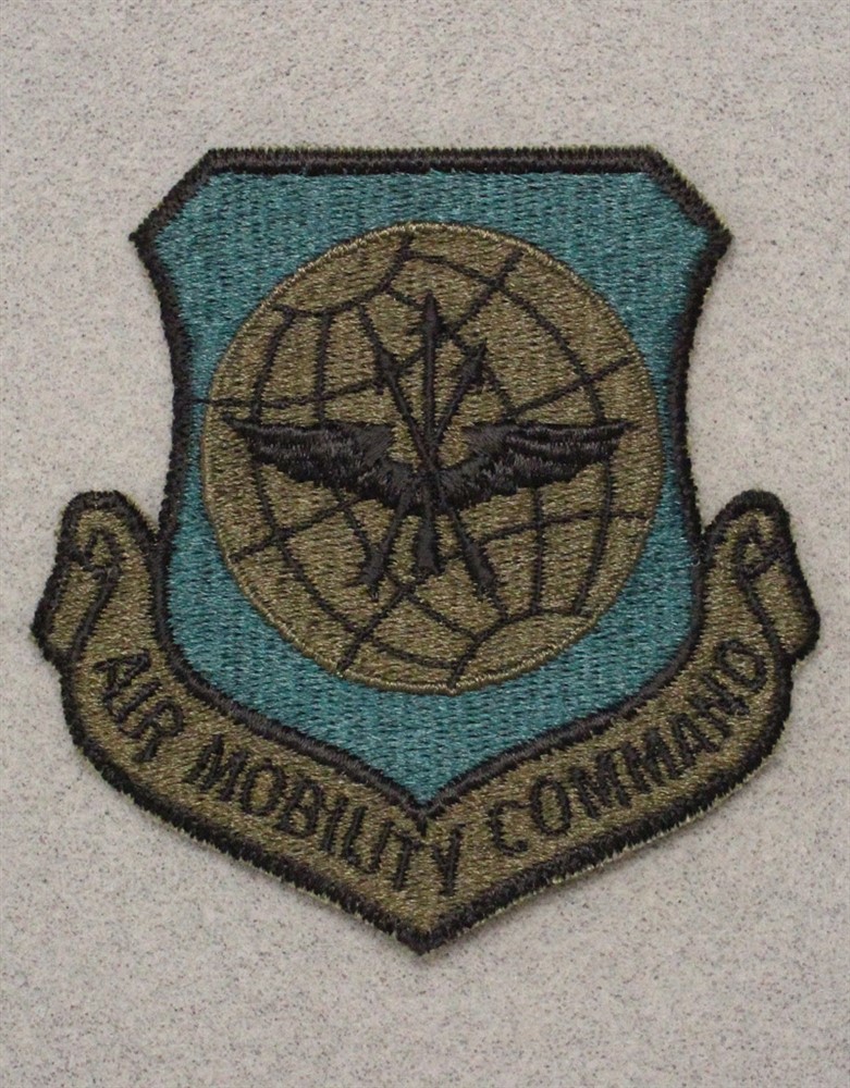 USAF Air Force Patch 188: Air Mobility Command - 3", subdued