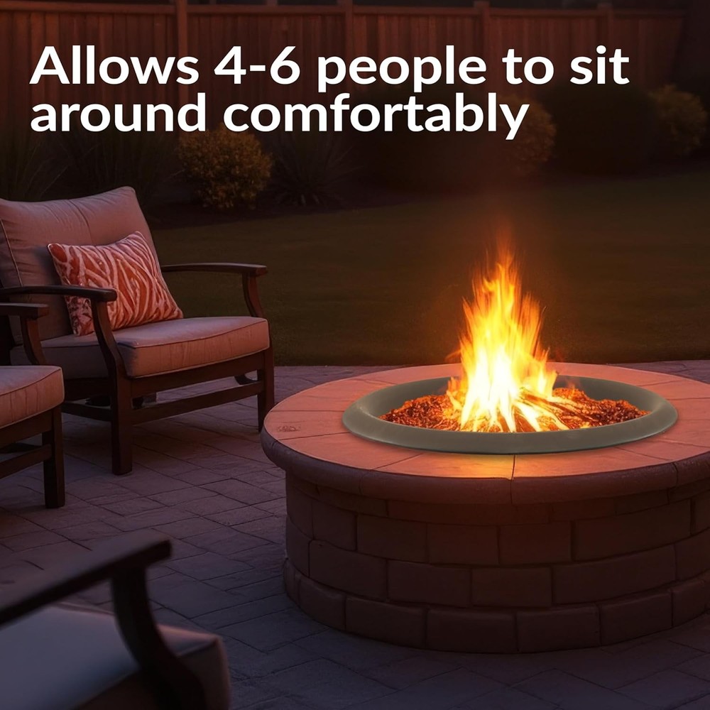 Outdoor Fire Pit Bowl Replacement Insert for DIY Ring or Existing Stand
