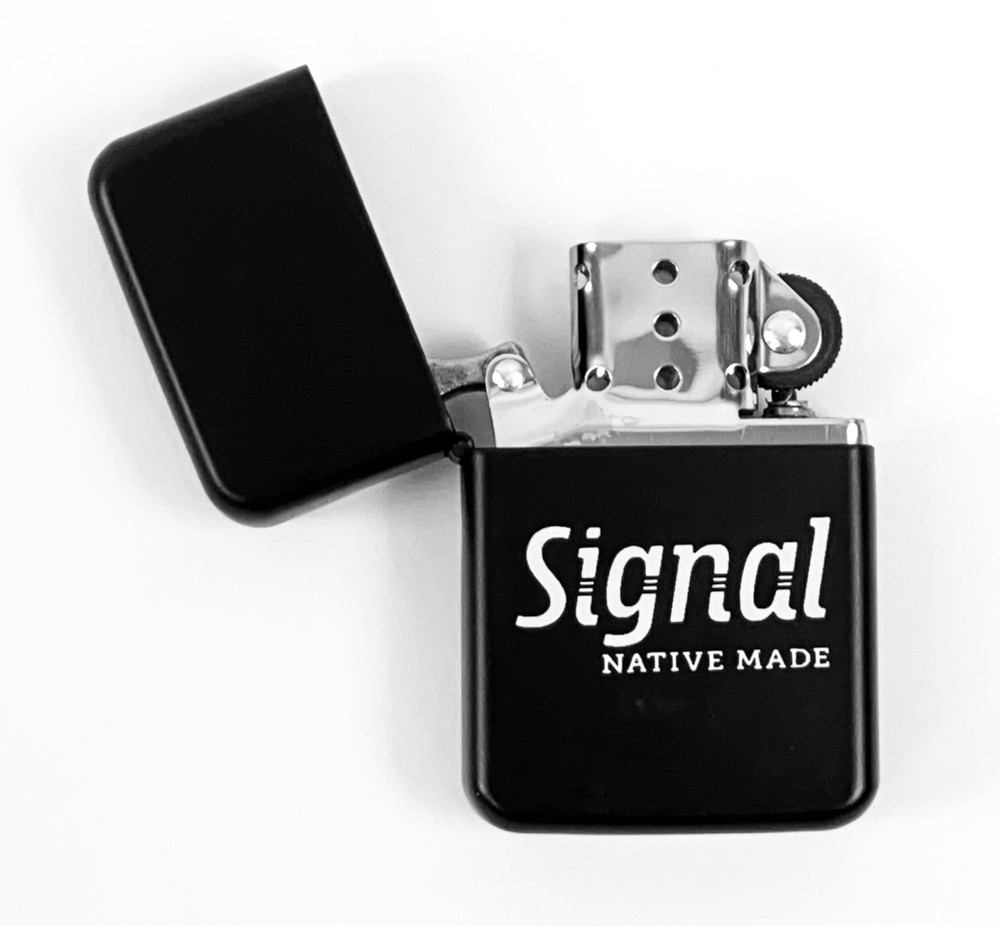 Signal Native Made Lighter Windproof Tribal Design