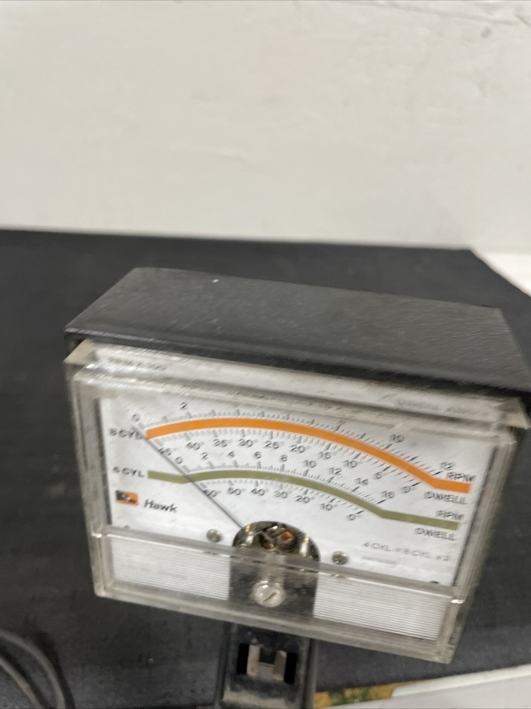 HAWK Dwell Meter - Idle Tach/Cam Dwell - - Untested