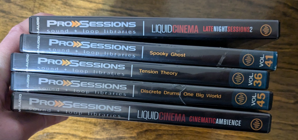 M-Audio Pro Sessions Bundle  - Vol 26, 31, 36, 41, 45