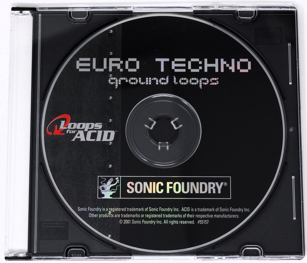 Sonic Foundry Euro Techno Ground Loops For Acid Sample/Sound Library/Sampling CD