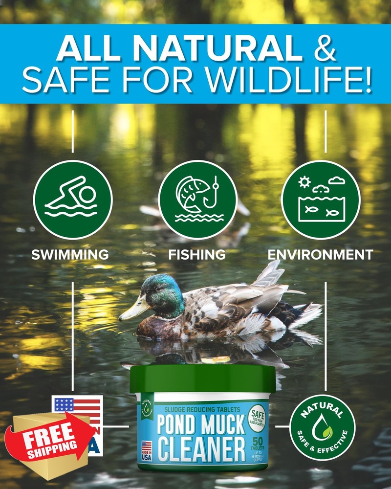 ProSpring Labs Pond Clarity Solution 600 Tablets Sludge Dissolver