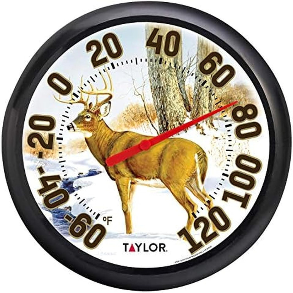 Large Dial Thermometer, Wireless Thermometer with Easy to Read Large Numbers for