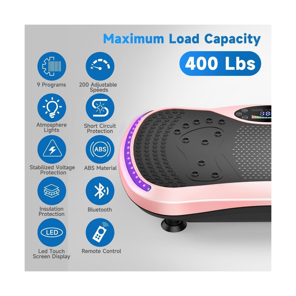 Vibration Plate Exercise Machine for Lymphatic Drainage, Vibration Machine fo...