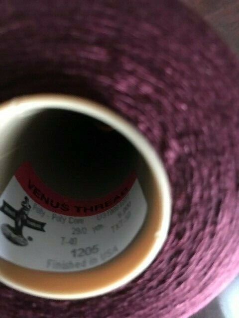 POLY CORE THREAD 30/2 TEX 40 Burgandy 1205