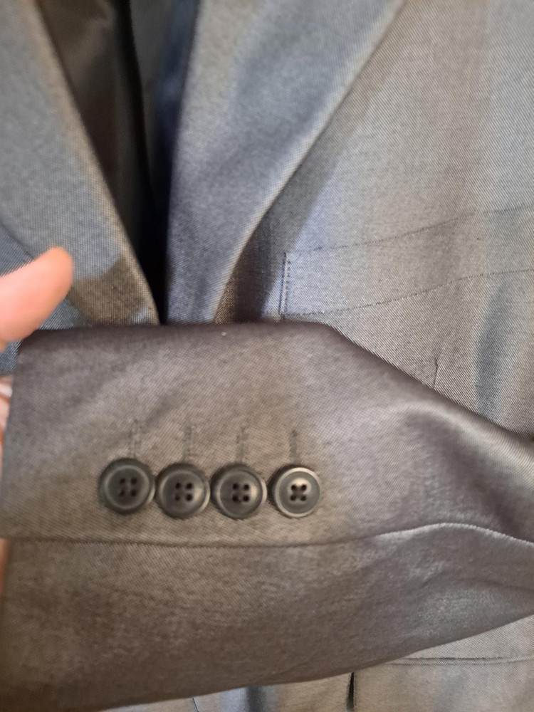 Circo La Mode Microtech Gray 3 Button Blazer