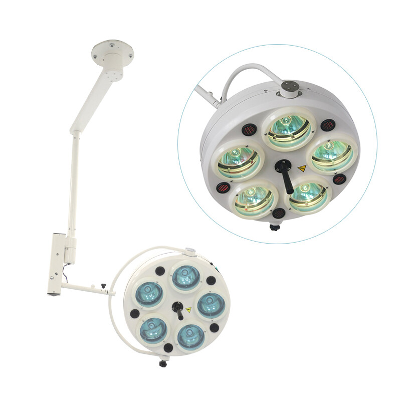 Ceiling Mounted 5-Reflector Cold Light Dental Surgical Shadowless Operating Lamp