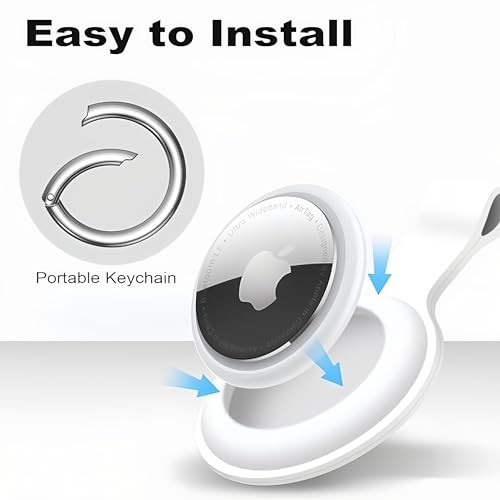 4pcs Holder Case for Tracker Tags Ultra Light Silicone Sleeve for Android