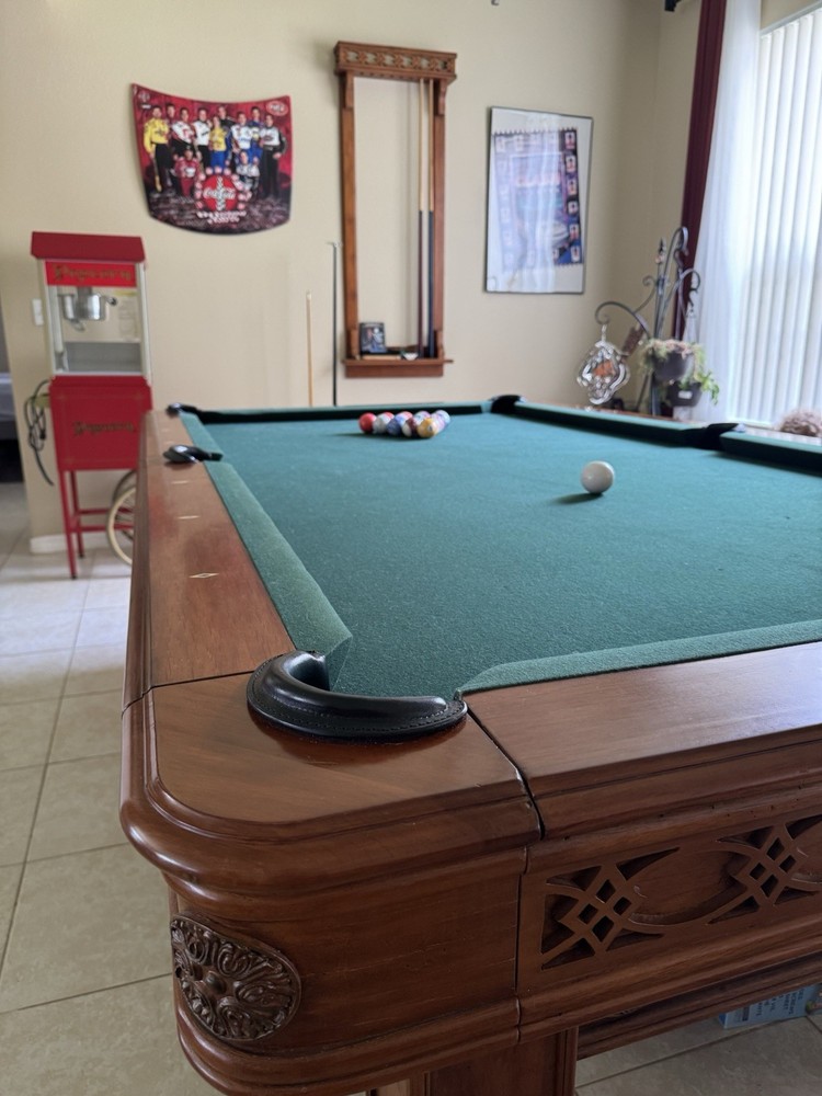 Thomas Aaron CT467 Billiards Pool Table Serial 50110450 Stuart Florida