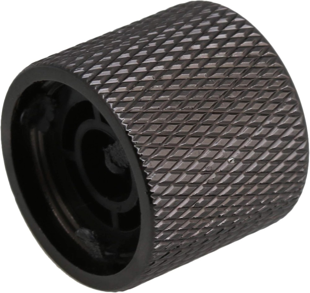 4PCS Black Red Dot Gem Metal Guitar Potentiometer Knobs Control Knurled Knob...