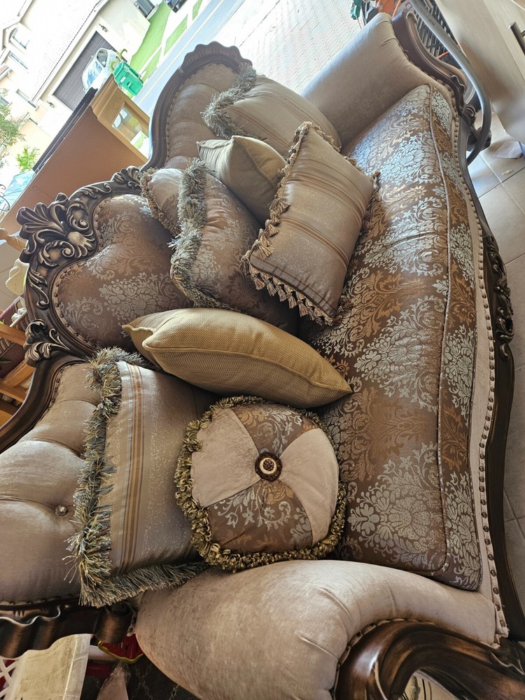 ACME Latisha Tan Pattern Sofa