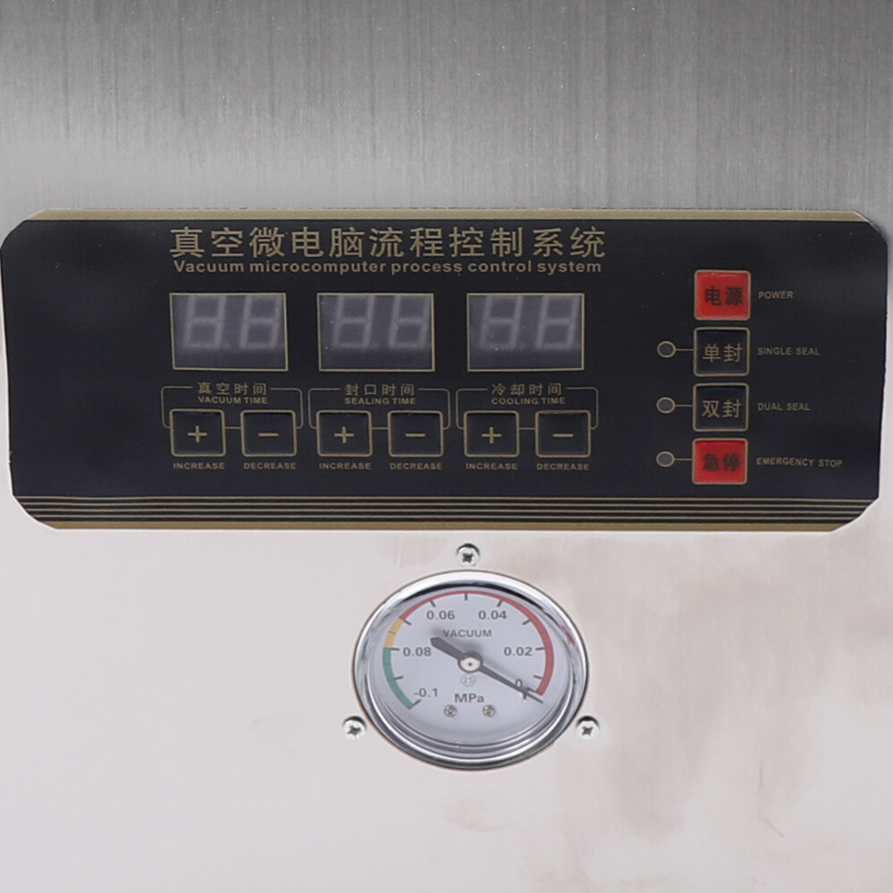 Vacuum Sealer Commercial Food Chamber Vacuum Sealing Packing Machine 360W 110V