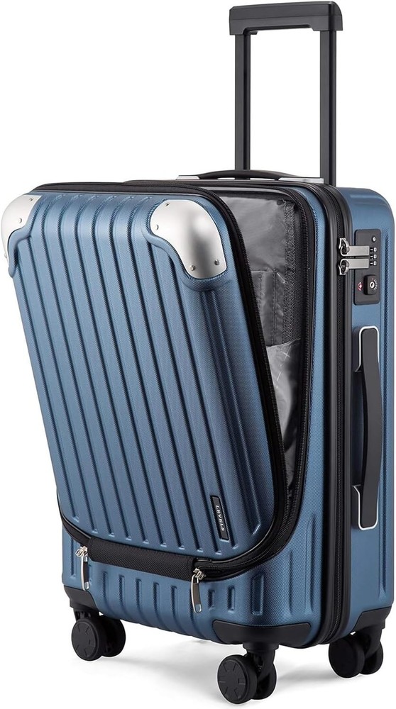 Grace 20" Hard Shell Suitcase Spinner Wheels - Blue